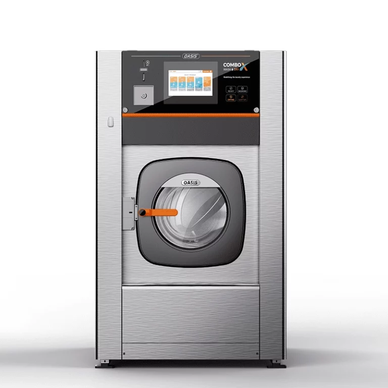 OASIS 20KG Coin-Operated Single-Drum Washer Dryer Combo model XHY20, professional laundry equipment for facilities in Morocco, main product image